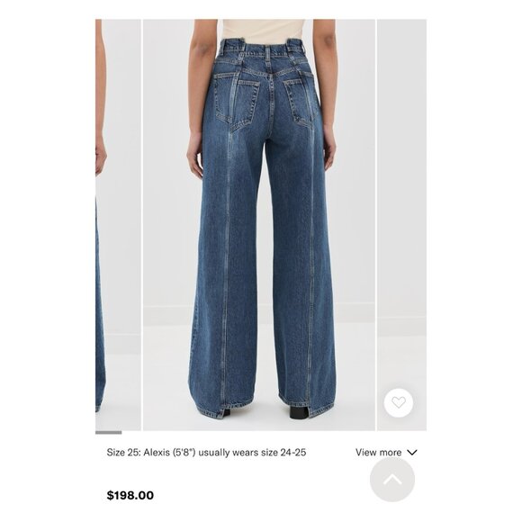 Reformation Cary Highrise Slouchy Wide Leg Jeans - Picture 4 of 11